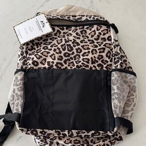 APL Leopard and Black Backpack